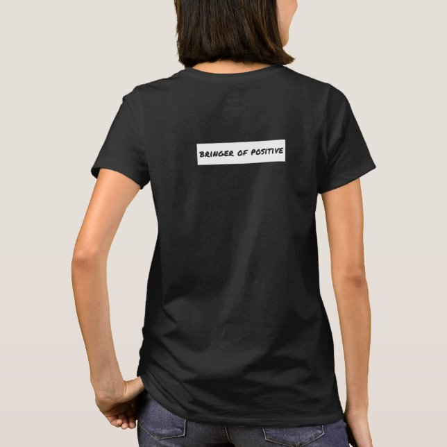Camiseta Marca de Motivação Positiva (Verso)