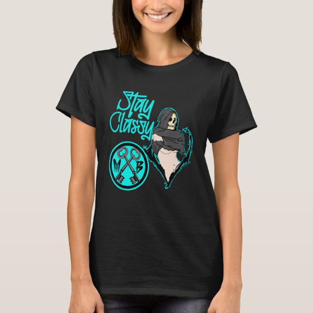 Camiseta Marca de Musa: Juventude para Mulheres (Frente)