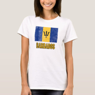 Camiseta Marca do olhar "Grunge" de Barbados.