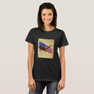 Camiseta Marca Eagle ~ US ~ Star Spanged Banner Sheet Music