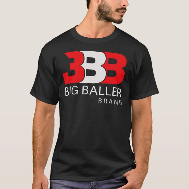 Camiseta MARCA GRANDE BALLER Camisa-T essencial (Frente)