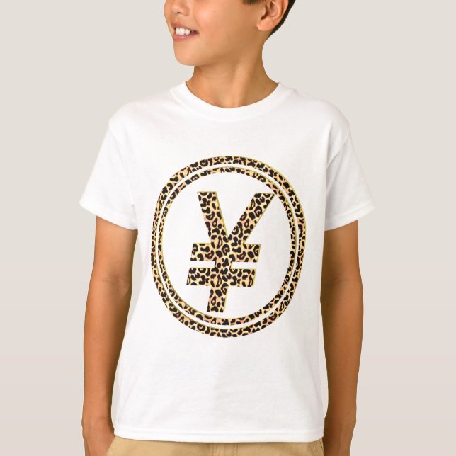 Camiseta marca-leopardo ¥ (Frente)