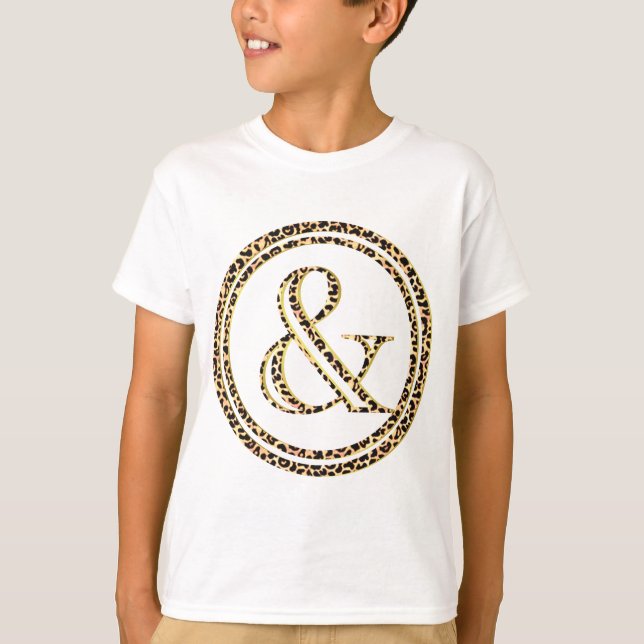 Camiseta marca leopardo e (Frente)