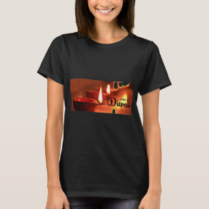 CAMISETA MARCA NOVA! - T-SHIRT NEGRA FELIZ DIWALI