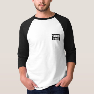 Camiseta marca registrada pequena de 1000 cervejas