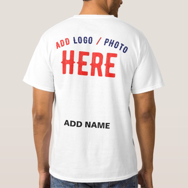 CAMISETA MARCA VERIFICADA BRANCA PERSONALIZÁVEL MODERNA (Verso)