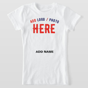 CAMISETA MARCA VERIFICADA BRANCA PERSONALIZÁVEL MODERNA