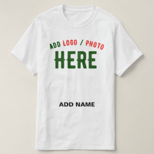 CAMISETA MARCA VERIFICADA BRANCA PERSONALIZÁVEL MODERNA