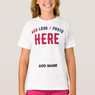 CAMISETA MARCA VERIFICADA BRANCA PERSONALIZÁVEL MODERNA