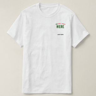 CAMISETA MARCA VERIFICADA BRANCA PERSONALIZÁVEL MODERNA