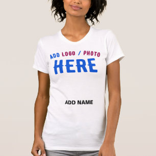 CAMISETA MARCA VERIFICADA BRANCA PERSONALIZÁVEL MODERNA