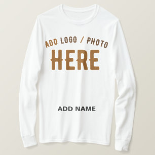 CAMISETA MARCA VERIFICADA BRANCA PERSONALIZÁVEL MODERNA