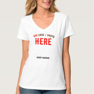 CAMISETA MARCA VERIFICADA BRANCA PERSONALIZÁVEL MODERNA