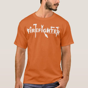 Camiseta Marcação do bombeiro com equipamento