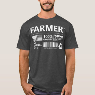 Camiseta Marcação dos agricultores Prêmio de Fazenda Engraç