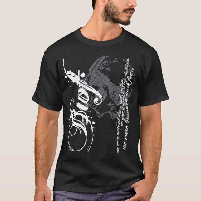 Camiseta Marcado com t-shirt do medo (Frente)