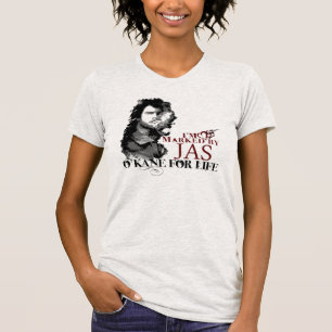 Camiseta Marcado pelo t-shirt de Jas (parte traseira do