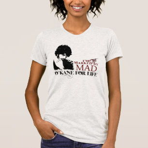 Camiseta Marcado pelo t-shirt louco (nenhuma parte