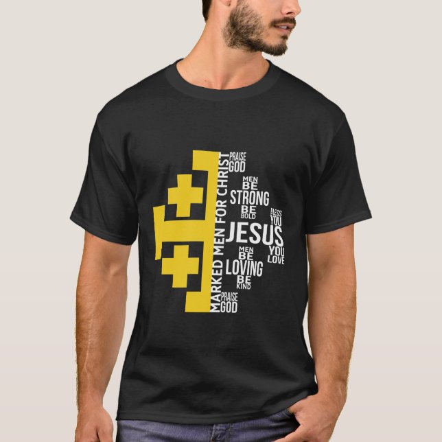 Camiseta Marcado por homens para Cristo (Frente)