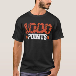 Camiseta Marcador de 1000 Pontos de Basquete Ensino Médio