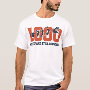 Camiseta Marcador de Basquete de 1000 Pontos Ensino Médio