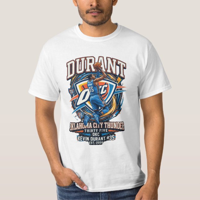 Camiseta Marcador de Thunder Strike Tee | OKC Hoops Inspira (Frente)