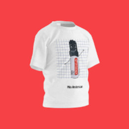 Camiseta Marcador Desenho De Mão Bonito Nome T-Shirt