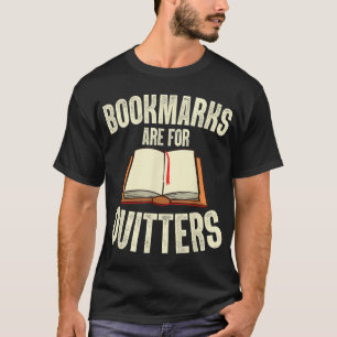Camiseta Marcadores Engraçados São Para Quitters Lendo Bibl