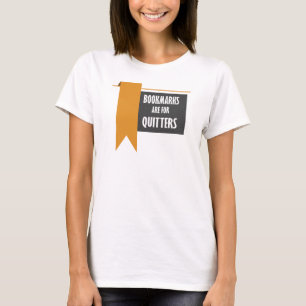 Camiseta Marcadores São Para Quem Desiste Piada Para Leitor