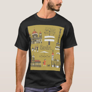 Camiseta Marcas de Berlim, Ilustração Monumental.