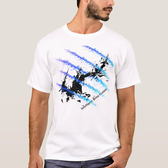 Camiseta Marcas de cores (Frente)