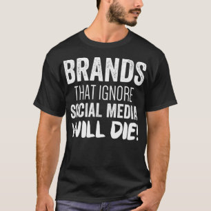 Camiseta Marcas De Estratégia De Marketing Digital Que Ign