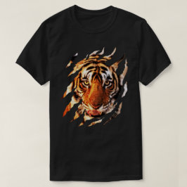 Camiseta marcas de garra do tigre