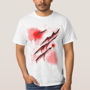 Camiseta Marcas de Garra Sangrentas
