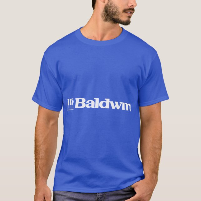 Camiseta Marcas de teclados para Piano Baldwin (Frente)