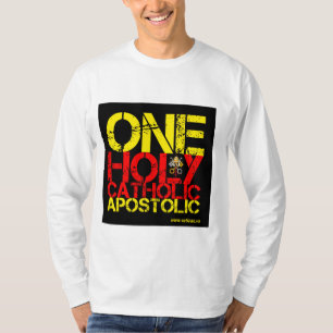 Camiseta Marcas do longsleeve da igreja