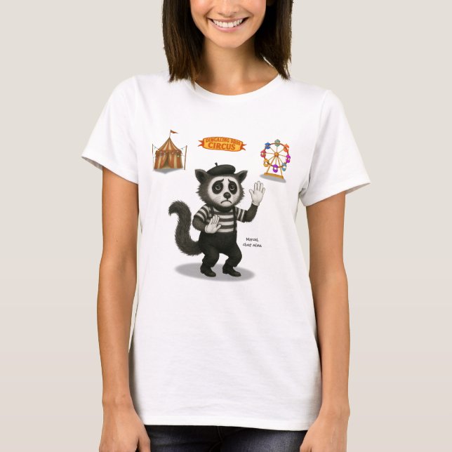Camiseta Marcel, civeta mímica (Frente)