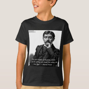 Camiseta Marcel Proust e citação famosa