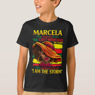 Camiseta Marcela Primeiro Nome Sobrenome Família História N