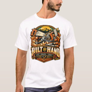 Camiseta Marcenaria Feita à Mão Ferramentas de Serra Manual