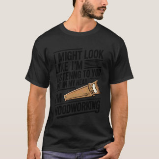 Camiseta Marcenaria Trabalhador Florestal Gráfico Engraçado