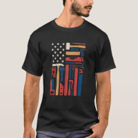 Marceneiro Bandeira Americana Patriótica Retrô