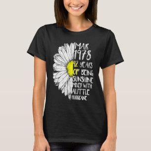 Camiseta MARCH Girl Fez Em 1978 O 42º Furacão Sunshine Bi