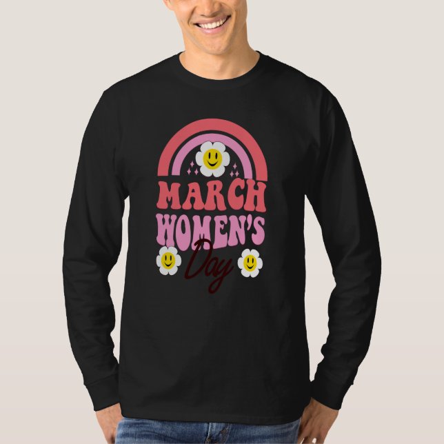 Camiseta March Womens History Month International Womens Da (Frente)
