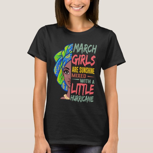 Camiseta Marcha As Meninas Estão Brilhando Com Um Pequeno F (Frente)