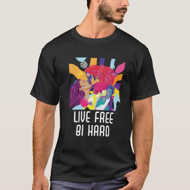 Camiseta Marcha de Bissexualidade do Orgulho Bissexual do D (Frente)