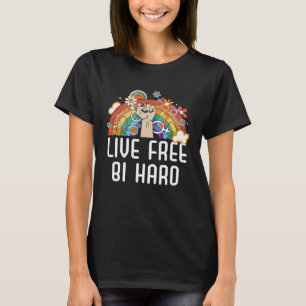 Camiseta Marcha de Bissexualidade do Orgulho Bissexual do D