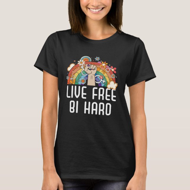 Camiseta Marcha de Bissexualidade do Orgulho Bissexual do D (Frente)