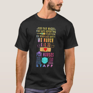Camiseta Marcha de Um Milhão de Enfermeiras 12 de Maio de 2