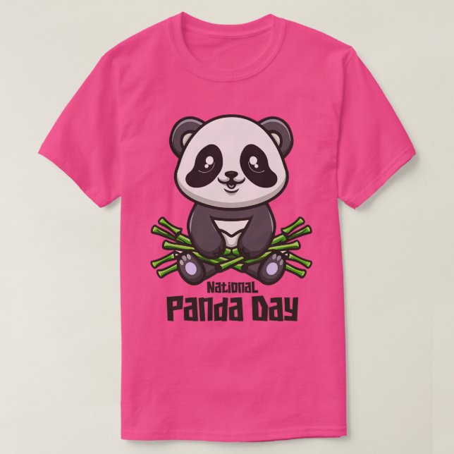 Camiseta Marcha do Dia Nacional do Panda (Frente do Design)